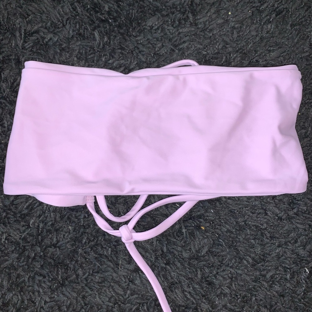 bandeau swim suit top